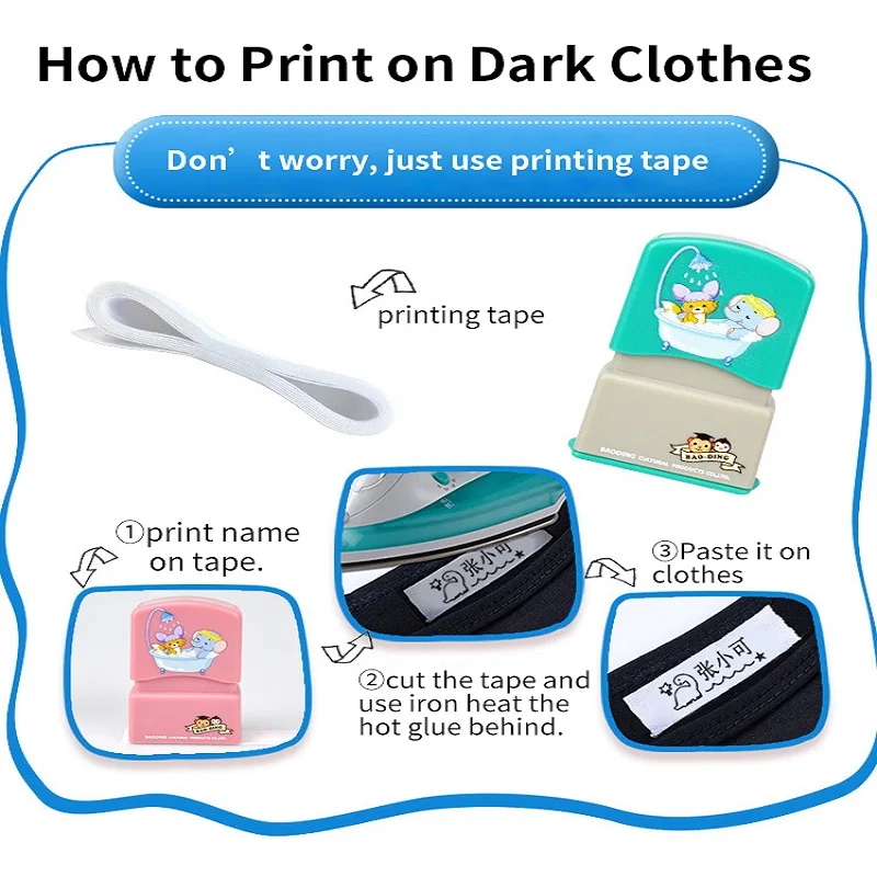 Индивидуальные штамп с именем личный Студент Дети ребенок гравировкой