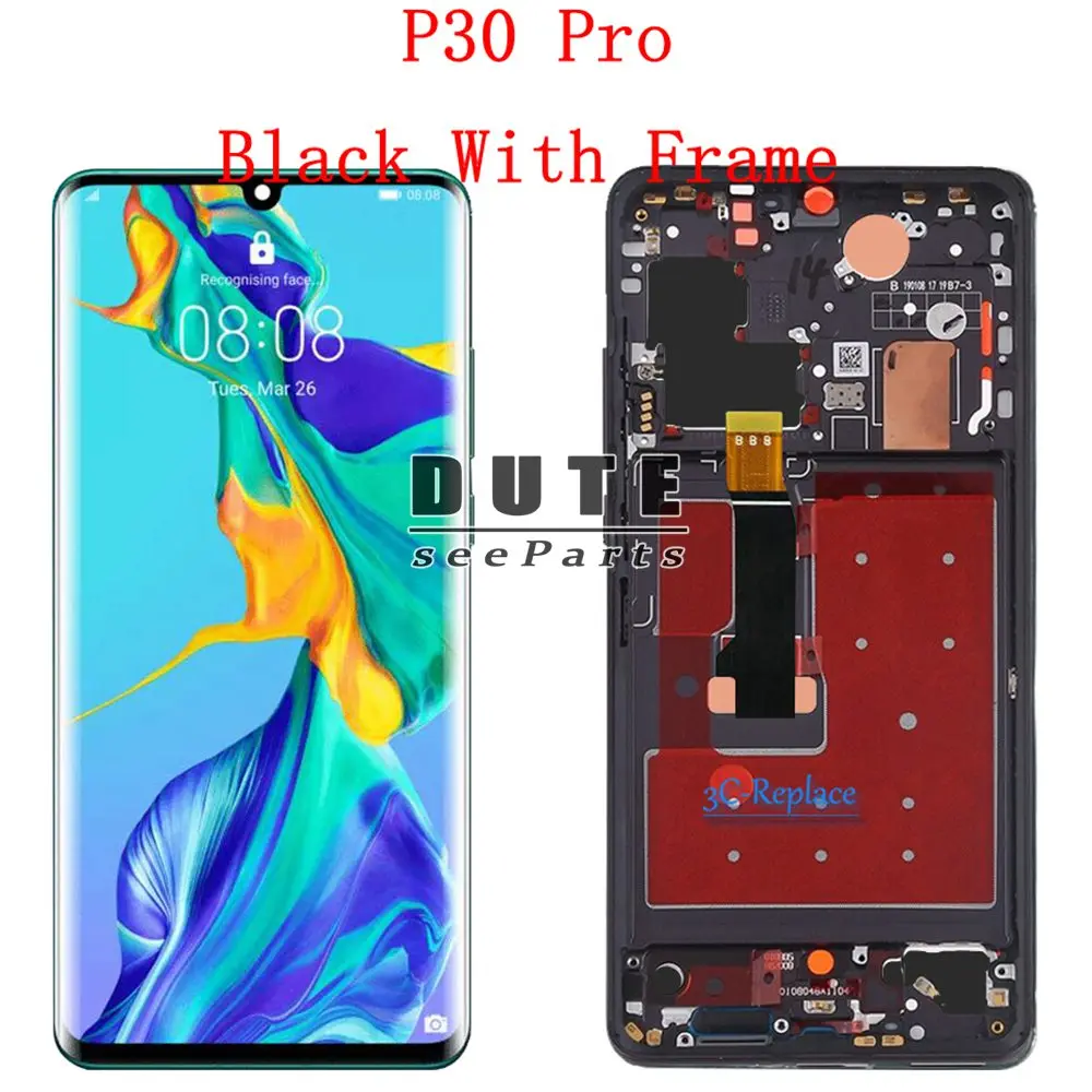 Оригинальный сенсорный ЖК экран для Huawei P30 Pro дигитайзер в сборе дисплей