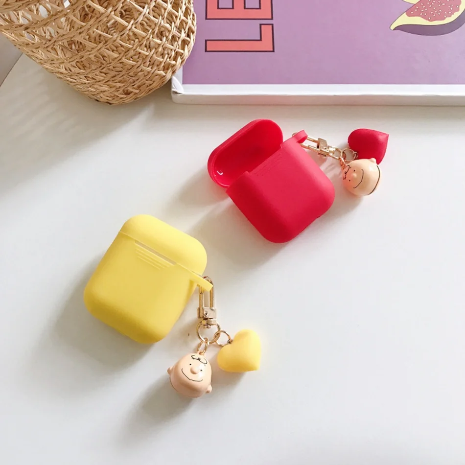 Чехол для наушников AirPods чехол с мультяшной роскошной сумкой Apple Airpods 2 подвеской