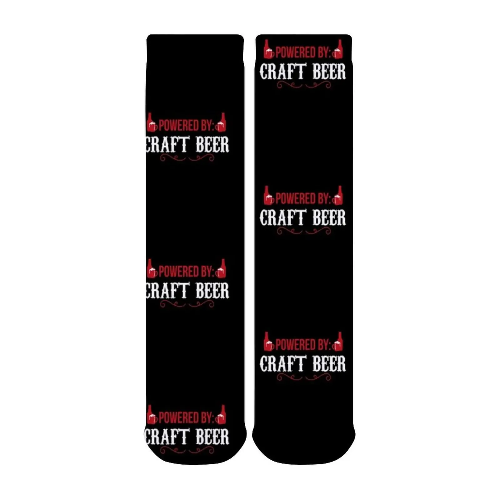 

Craft Beer Socks Large Chemical Fiber Comfortable Stockings Pattern Fitness Boys Anti Slip Socks