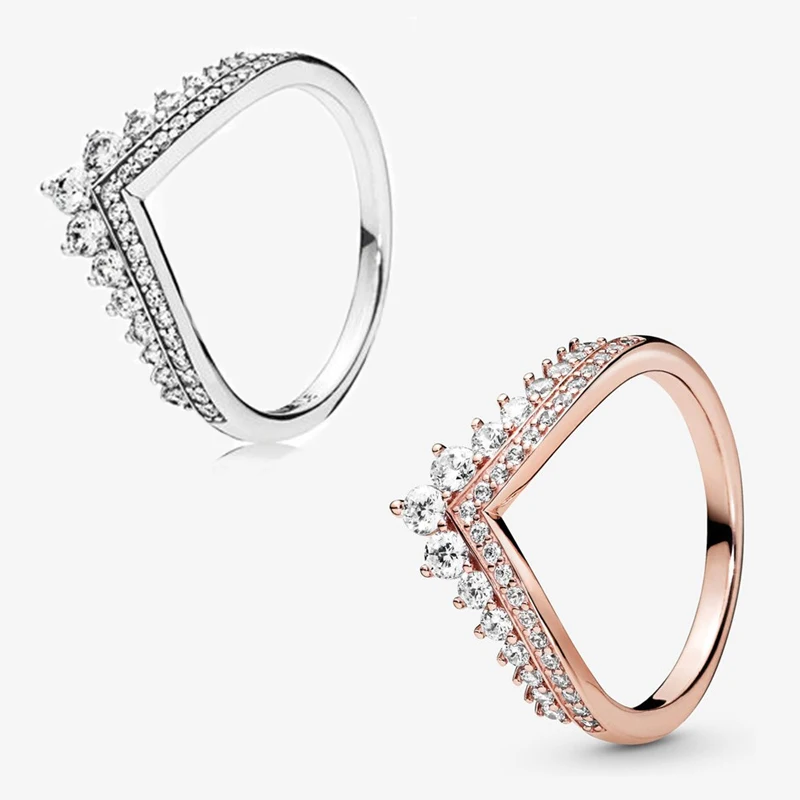 Женское кольцо из серебра 925 пробы с фианитом|Кольца| |