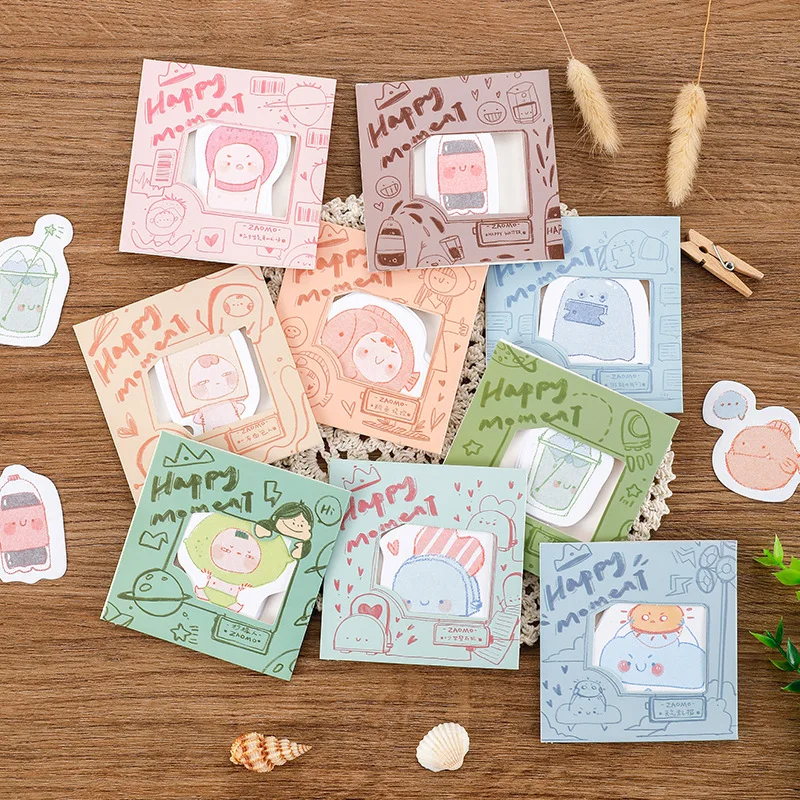 

30 Sets/lot Memo Pads Sticky Notes Lemon Man Daily Paper notepad Daliy Scrapbooking Stickers Office School stationery
