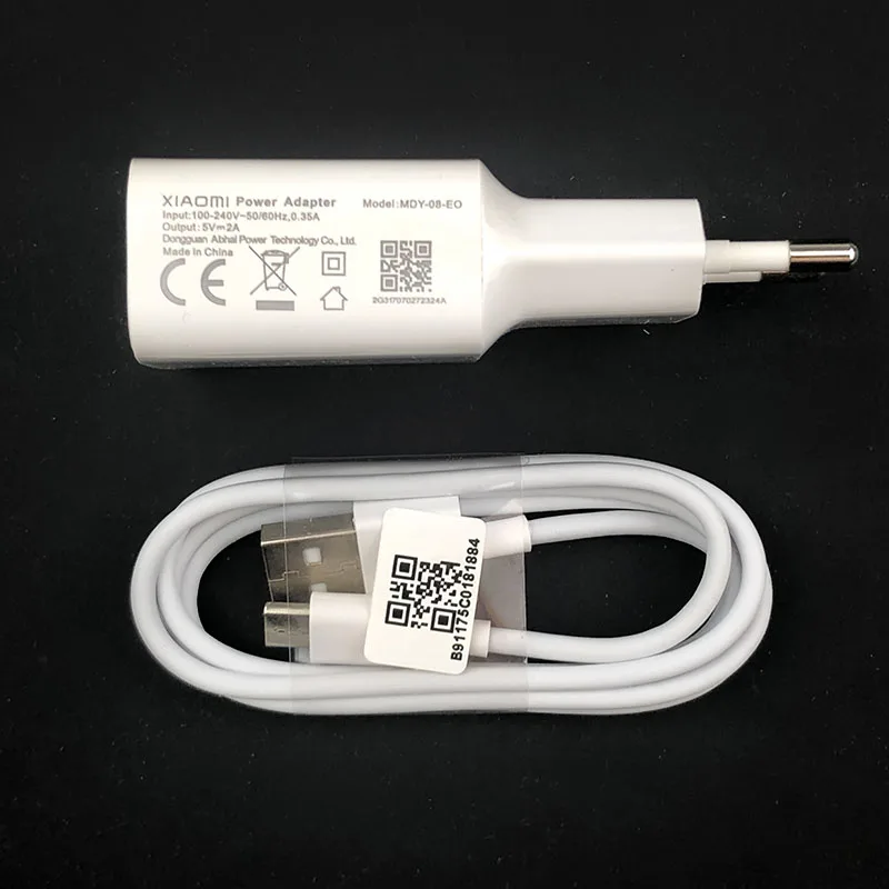 Xiao mi EU USB настенное зарядное устройство адаптер 5В/2а зарядное устройство usb mi rco кабель для red mi 4 4X 4A 7 Note 4X5 5A 6 6A 7A mi a2 lite