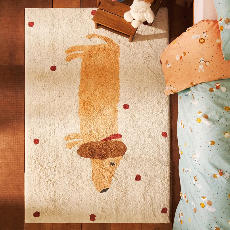 

Furry Mat For Children Kids Plush Carpet Fluffy Rug Cute Room Decor Entrance Door Mat Rugs Baby Carpet For Living Room Modern