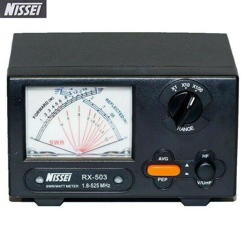 NISSEI-medidor de potencia Digital de RX-503 SWR/Watt, Original, 1,8-525MHz, 2/20/200W, RX503, para Radio bidireccional, Walkie Talkie-0