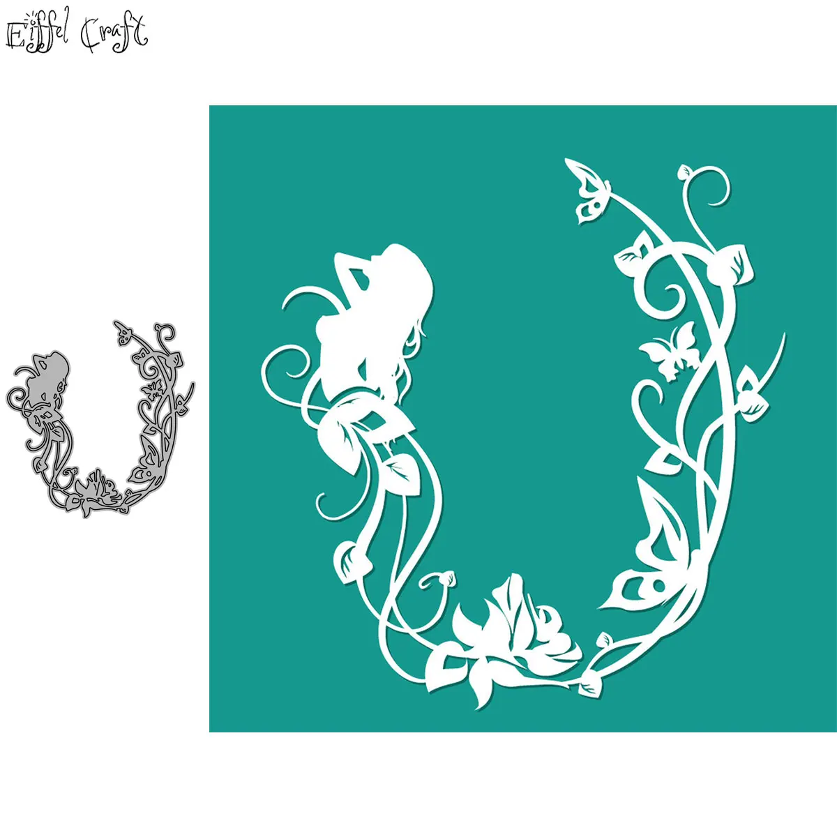 С принтом Снежная королева Эльза Craft Бумажные матрицы Cut для изготовления