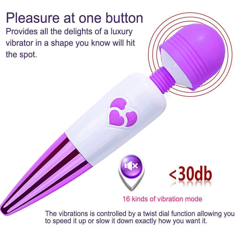 USB зарядка AV вибратор секс-игрушки для женщин Массажер точки G мощный Стимулятор