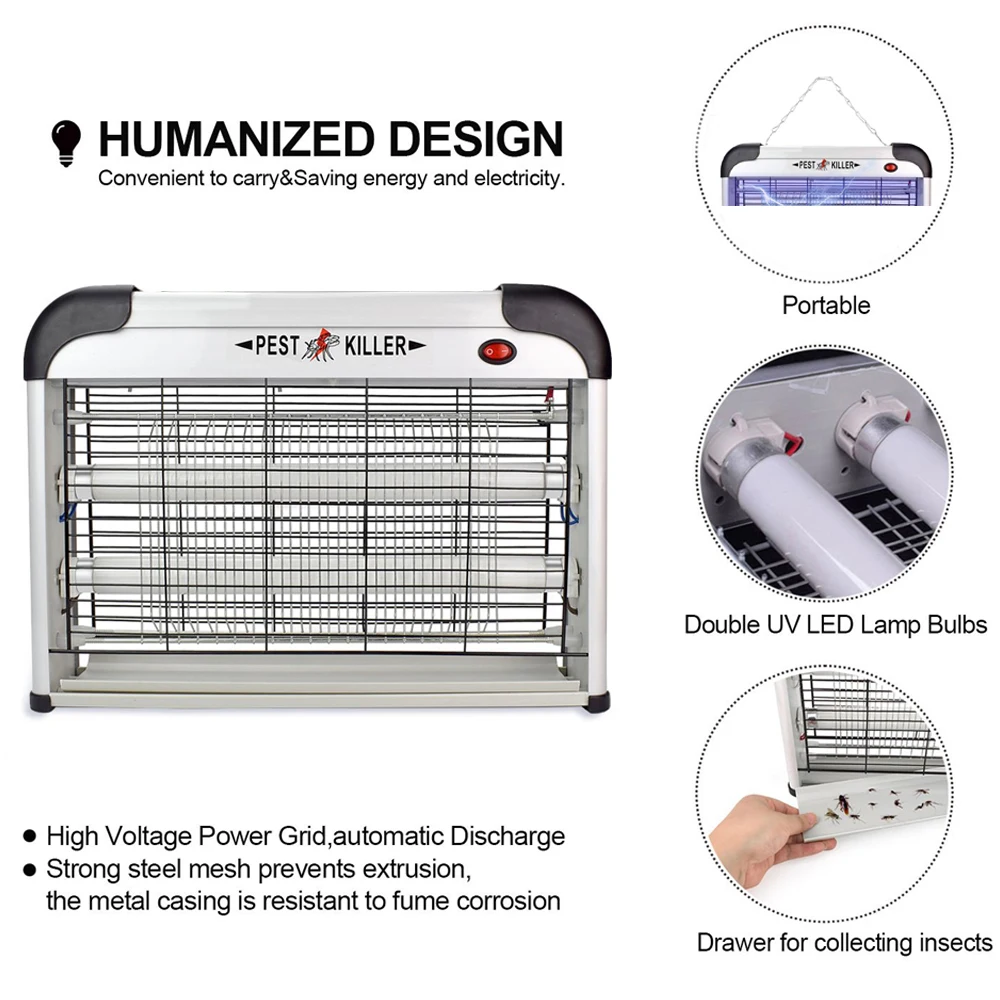 Электрическая светодиодсветодиодный ловушка для комаров энергосберегающая