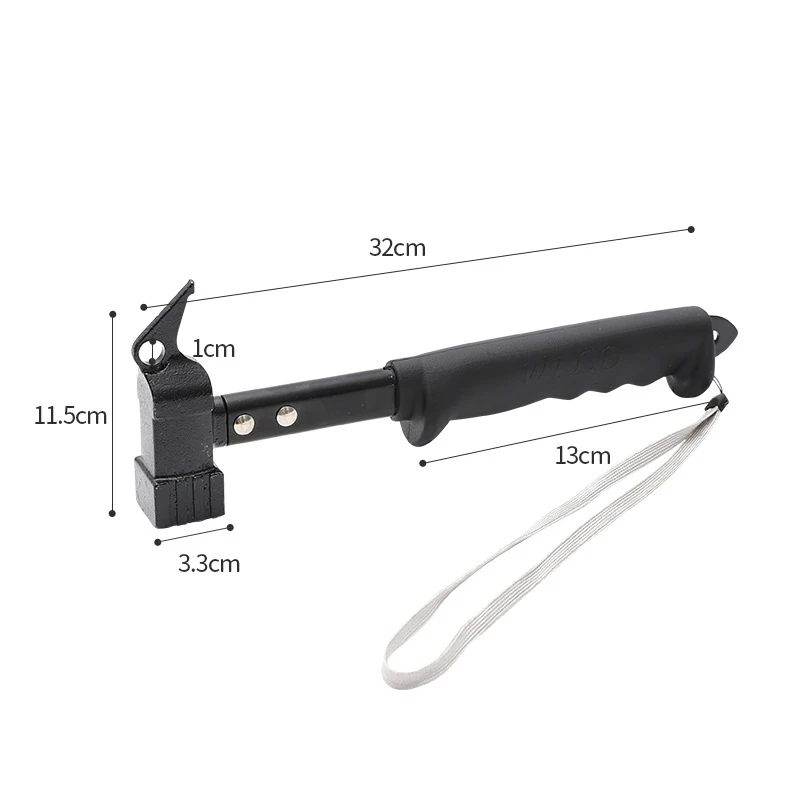 

Camping Hammer Heavy Duty Tent Stake Hammer Remover with Steel Head for Outdoor Tent Supplies