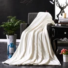 Домашний текстиль фланелевое одеяло зимнее супер теплое мягкое одеяло s бросок на диванкроватьСамолет путешествия лоскутное сплошное покрывало Off-White