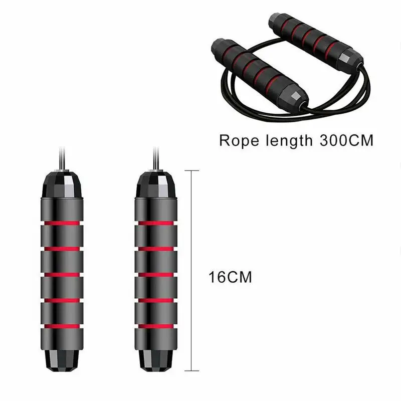 

1pcs Fitness Rope Skipping 3m Adjustable Steel Wire Jumping Ropes Fitness Workout Weight-loss Equipment Professional Jump Rope