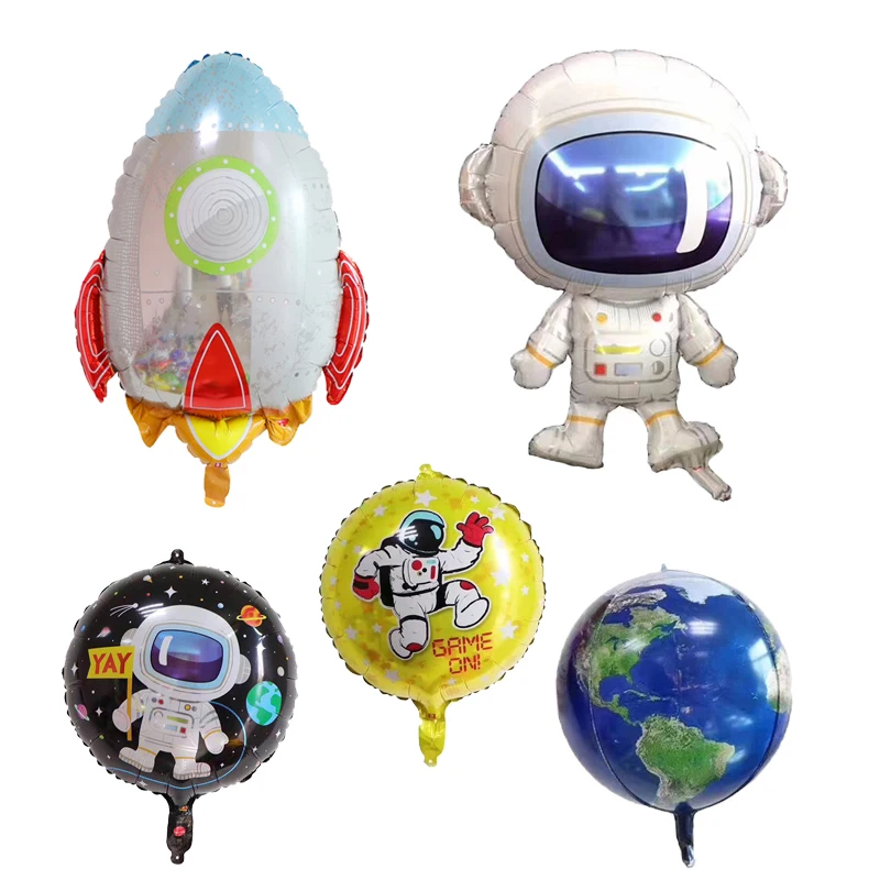 1 шт. гигантский ракета космонавт фольгированные шары для маленьких мальчиков