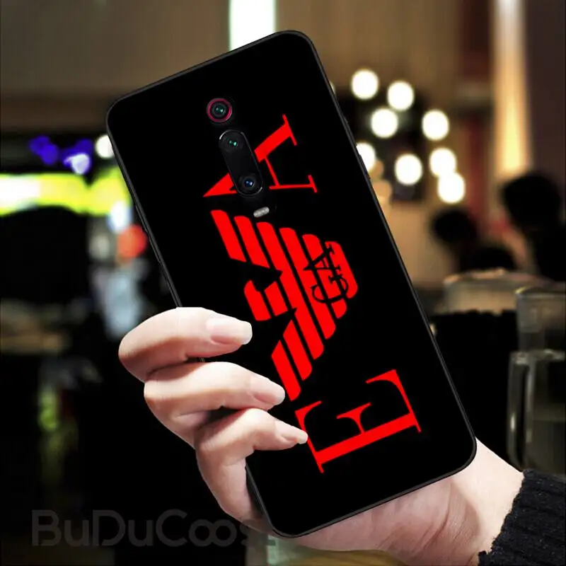 

Luxury Italian Brand Letter Label Phone Case for RedMi 5 5plus 6 Pro 6A S2 4X GO 7A 8A 7 8 9 K20 case