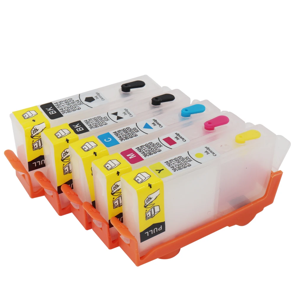 

Wholesale For HP 670XL Refillable Ink Cartridge For HP Deskjet Ink Advantage 4615 4625 5525 with ARC chips on High quality