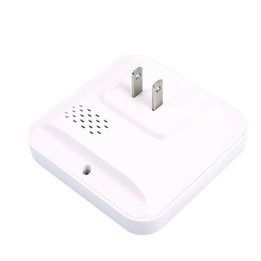 

Universal Visual Doorbell Chime Waterproof 433MHz Plug-in Chime Door Hardware Visitors Market Music Doorbell White
