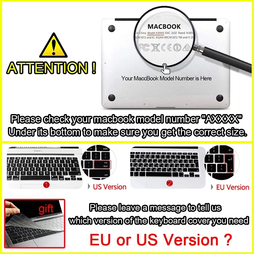 МТТ чехол для ноутбука Apple MacBook Air Pro Retina 11 12 13 15 Touch bar лампочка печатных mac book дюймов