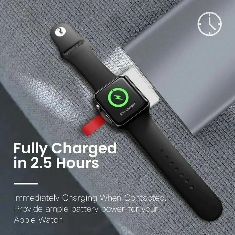 Быстрое зарядное устройство для Apple Watch универсальное iWatch 1 2 3 4 Беспроводной