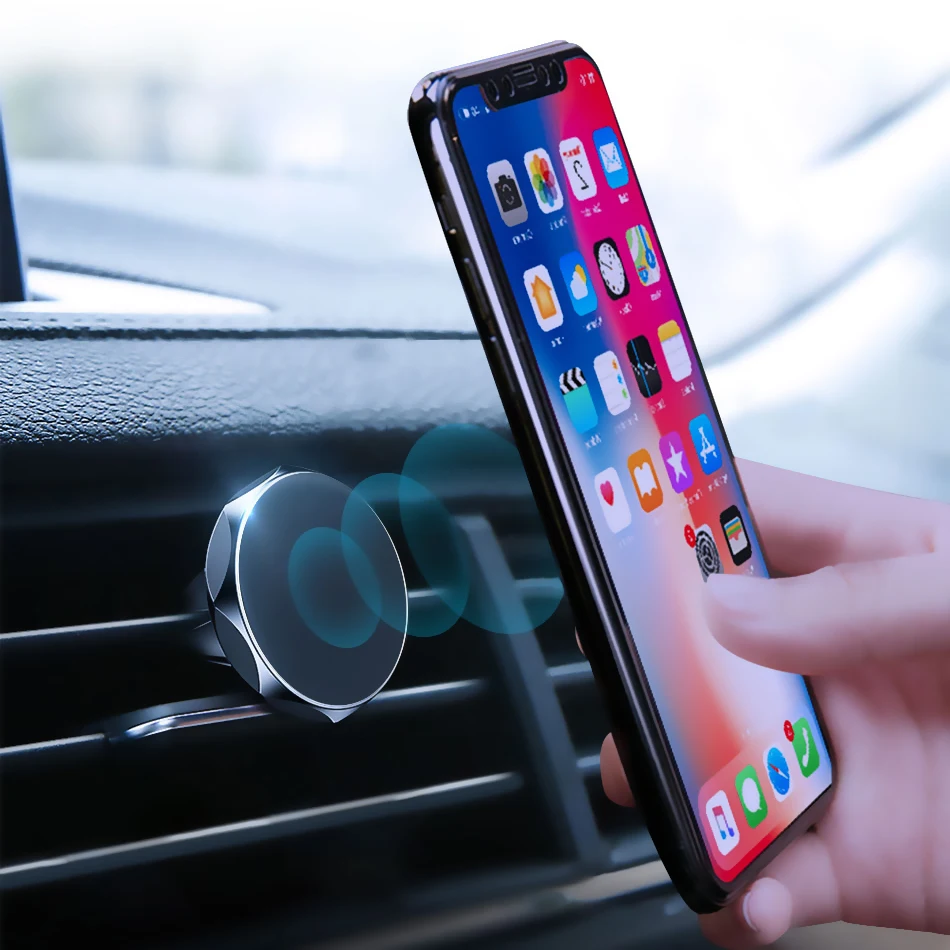 Магнитный держатель для телефона Redmi Note 8 Huawei в автомобиле магнитная подставка GPS