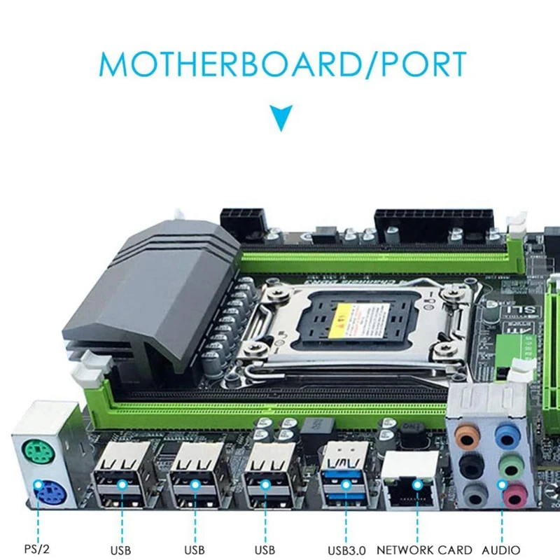 Роскошная четырехканальная плата X79 LGA 2011 USB 3 0 SATA3.0 поддержка E5-2640 E52650 E5-2660 и других
