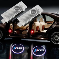 car sticker 2pcs led projector lamp car door welcome light for x1 x2 x3 x4 x5 x6 x7 e84 e83 e70 e71 e72 alpina car accessories