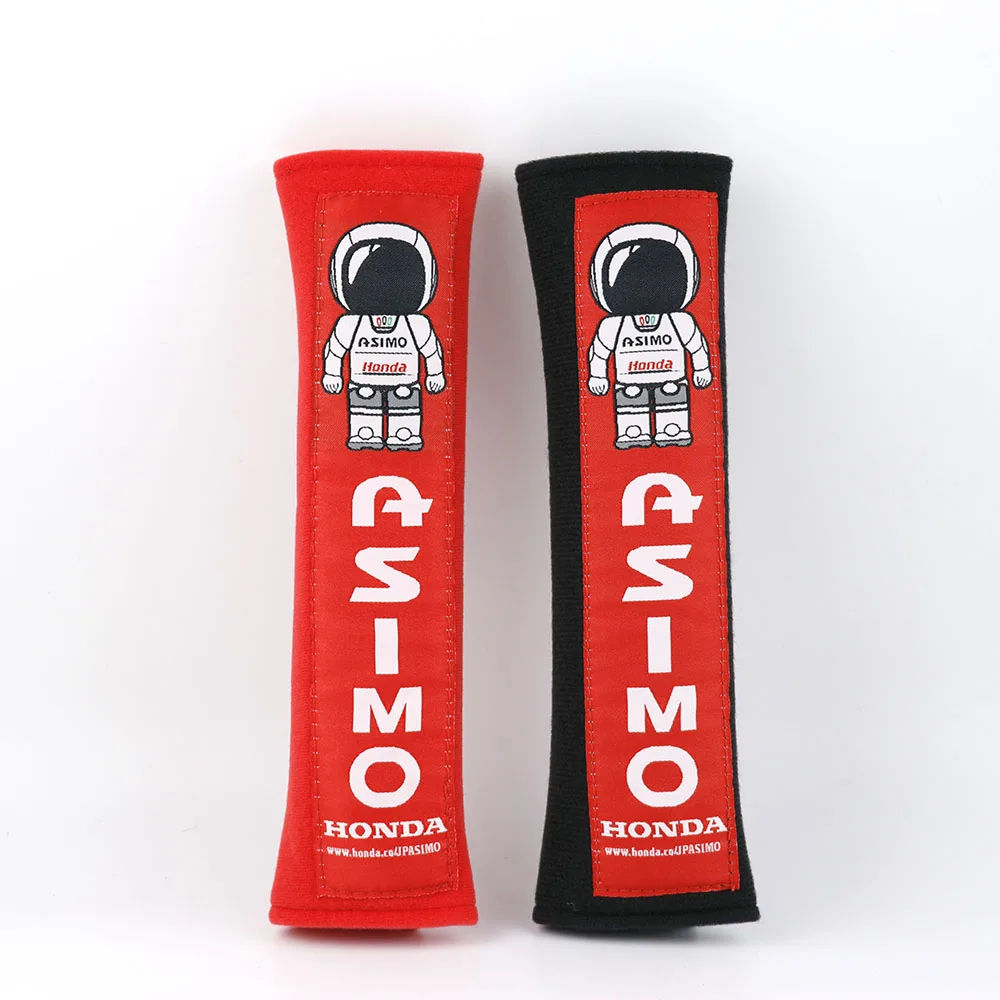 Хлопковый чехол для ремня безопасности X2 ASIMO JDM с вышивкой Наплечные ремни