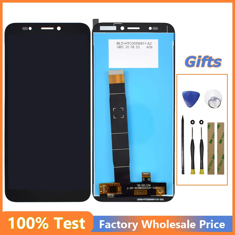 

LCD Display Pantalla For Nokia C1 TA-1165 TA-1165 LCD Display Touch Screen Digitizer Assembly Repair Parts Black No Frame +Tools