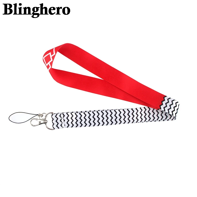 CA391 Твин Пикс ремешки крутой шейный ремень мобильный телефон КЛЮЧИ ID держатель