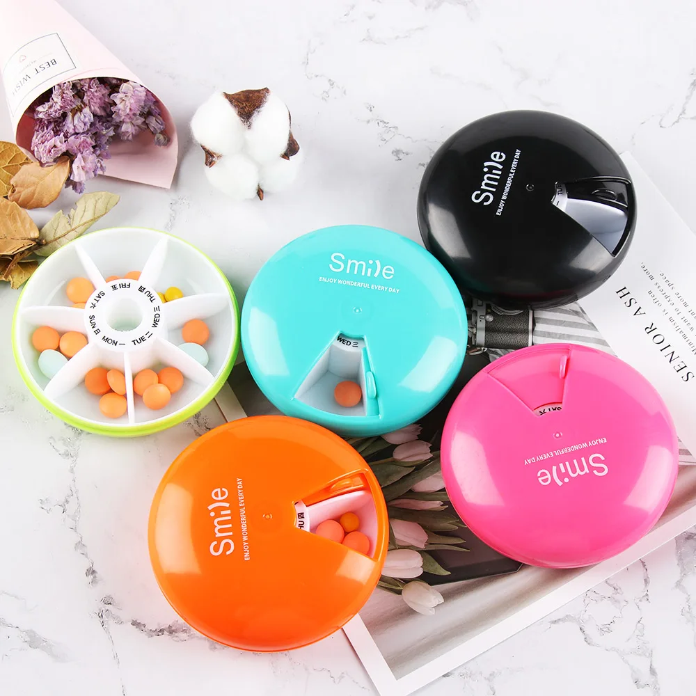 1 шт. 7 дней медицинская коробка портативный мини дорожный контейнер для хранения