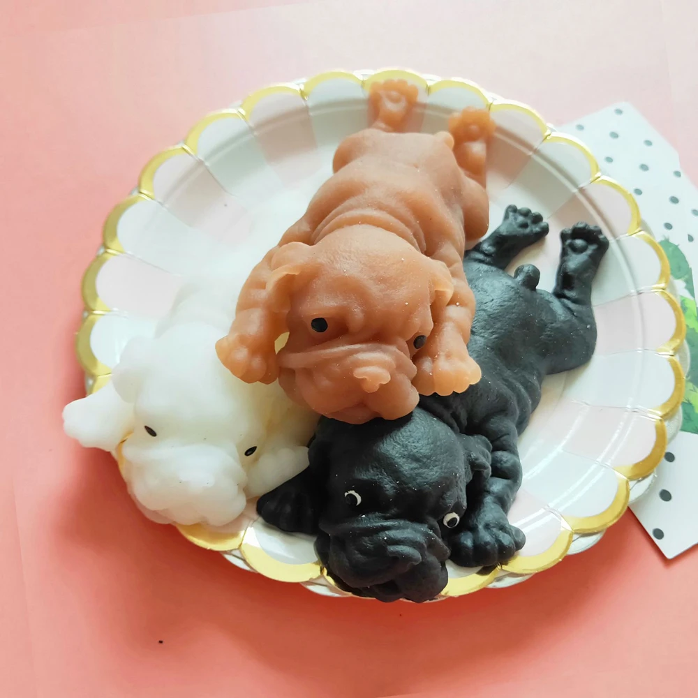 Антистрессовые игрушки новинка розыгрыши сжимаемая собака подарки для взрослых