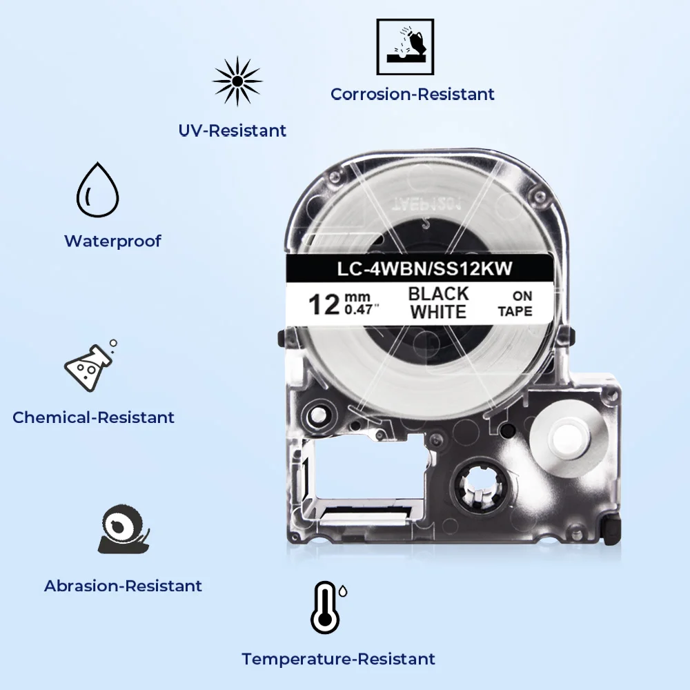 Лента для Epson SS12KW SC12RW SC12YW SC12BW SC12GW ST12KW 21 цвет|Ленты принтеров| |