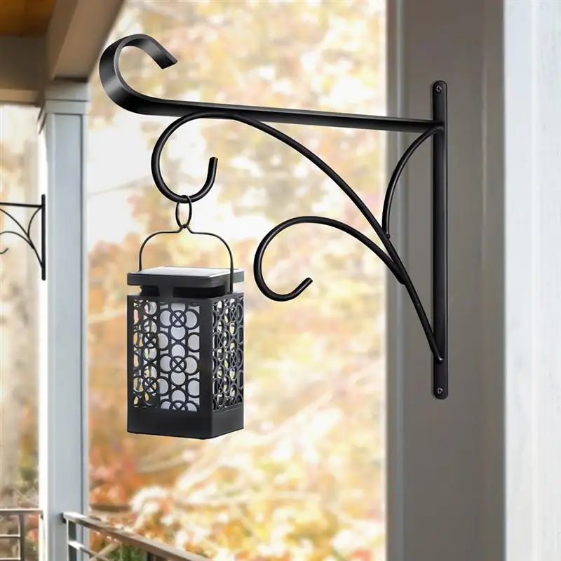 

Practical Flowerpot Hook Wall Hanging Planter Hook Flower Pot Iron Hanger