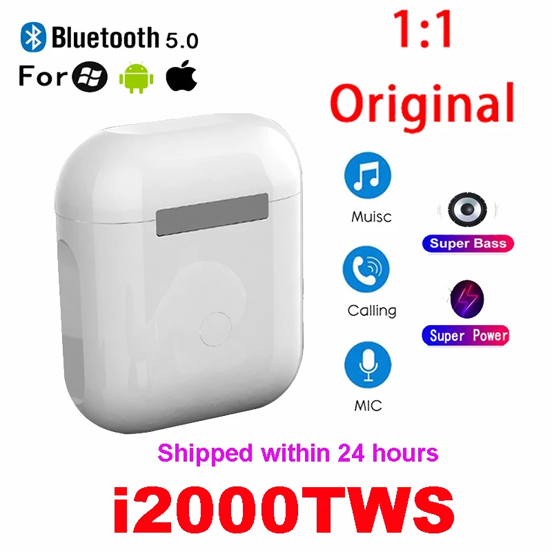 

Original i2000 TWS 1:1 GPS Rename Wireless Bluetooth Headsets PKi7 i11 i14 i15 i16 i18 i30 i10 i20 i1000 PLUS i9999 i9000PRO MAX