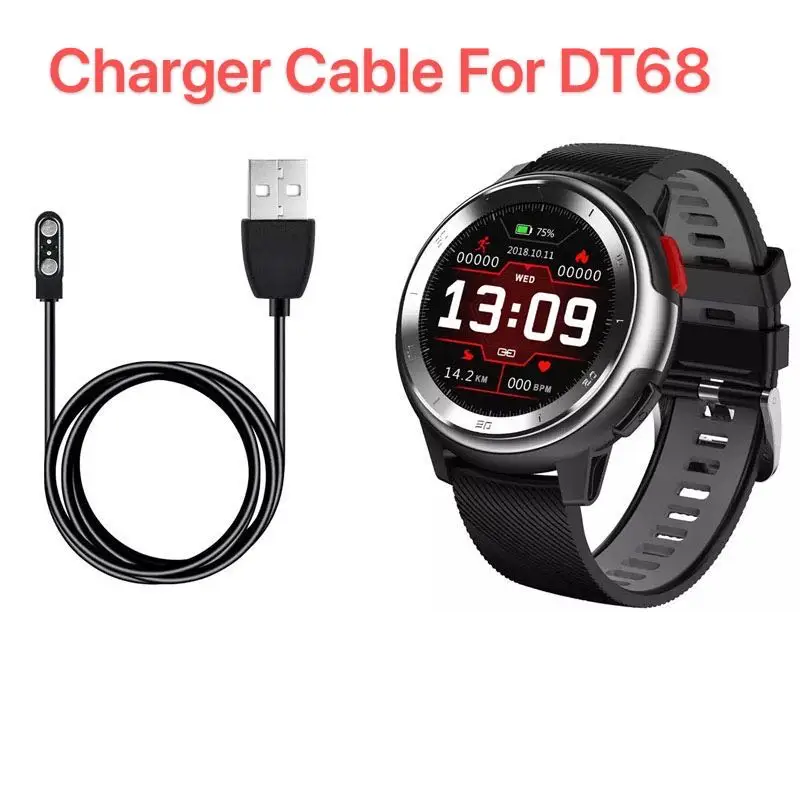DT78 DT68 DT28 SmartWatch зарядное устройство 2Pin магнитное ing line 100% оригинальный умный