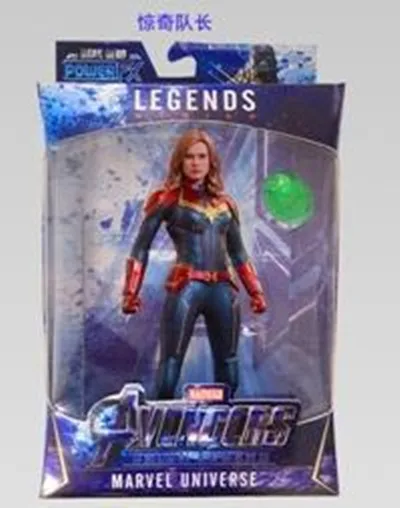 Marvel NO BOX Светодиодный танос дети marvel Капитан Америка Тор Железный человек Халк Мстители фигурка игрушки модель куклы - Цвет: Marvel NO BOX