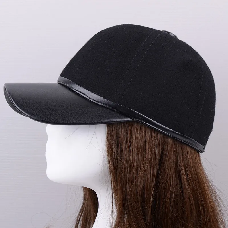 Осенне зимняя шерстяная шапка в Корейском стиле Цвет Красный Модная женская