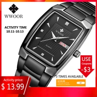 mens wrist watches 2021 wwoor brand luxury man quartz watch men business male date clock casual fashion black relogio masculio