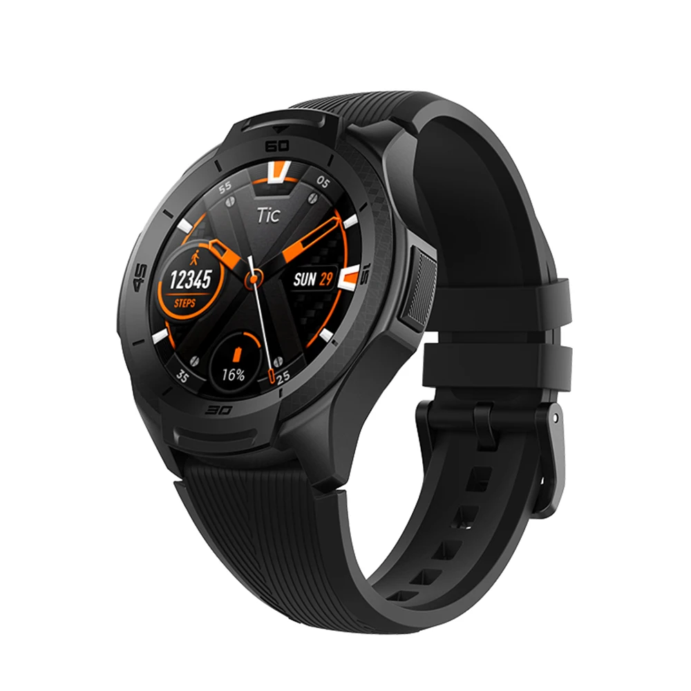 Смарт-часы Xiaomi TicWatch S2 для спорта на открытом воздухе, умные часы, монитор сердечного ритма, водонепроницаемость, gps, самостоятельное отслеживание спорта