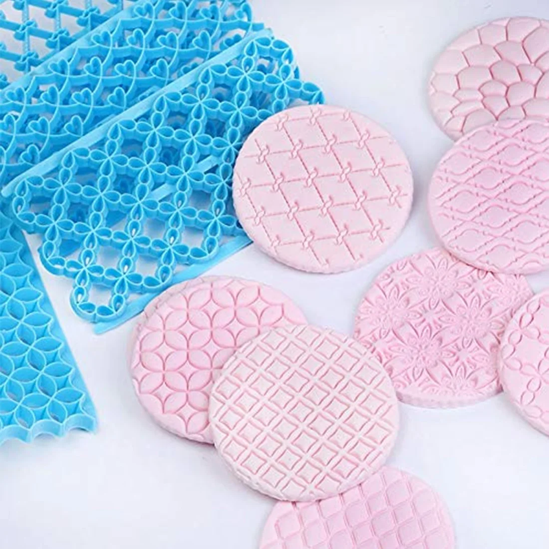 1 шт. DIY помадка для бисквита формы пластиковые милые торты тиснение цветок резак