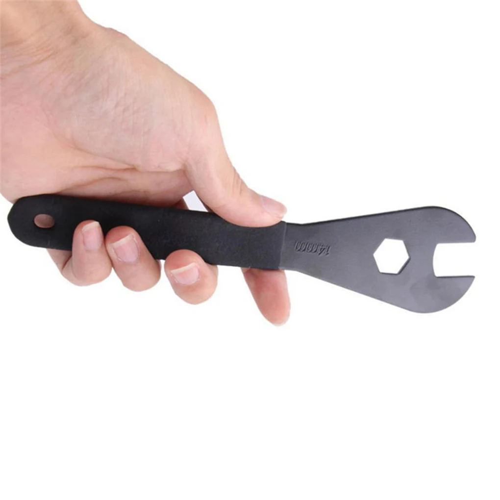 

Carbon Steel Bicycle Spanner Wrench Spindle Axle Bicycle Bike Repair Tool Fit for 13mm 14mm 15mm 16mm 17mm 18mm 19mm Cone