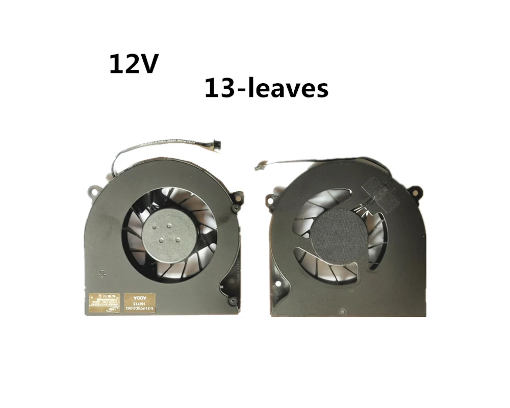 Новый вентилятор охлаждения процессора ноутбука/графического для Clevo P750TM P750DM