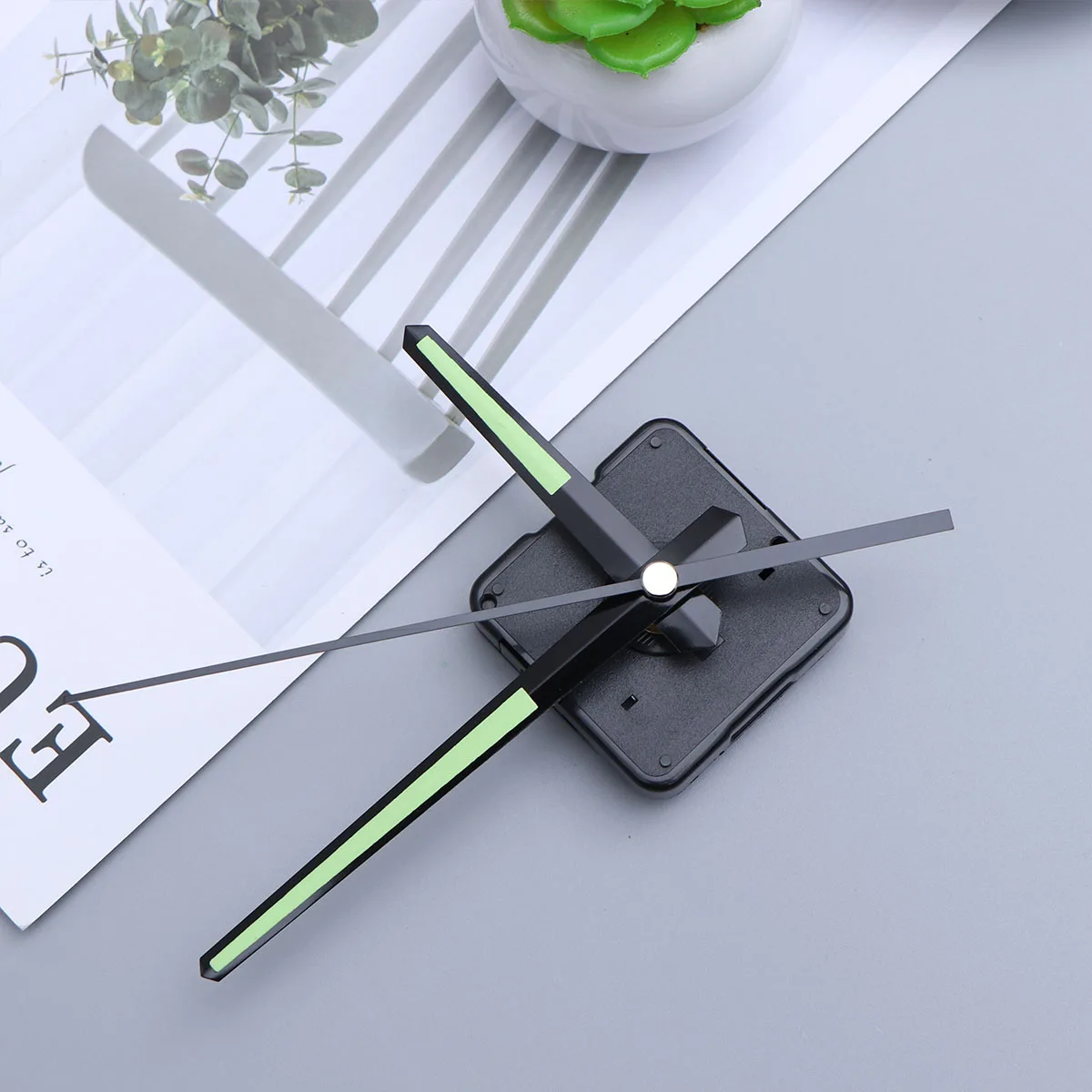1 комплект бесшумные большие настенные часы кварцевый механизм DIY Набор для ремонта рук набор инструментов с крюком Замена запасных частей