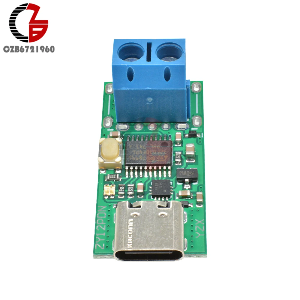 Детектор PD Tirgger от Type-C до DC 100 Вт детектор напряжения PD2.0 PD3.0 Spoof Scam источник питания