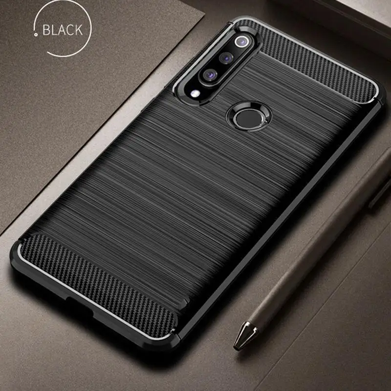 Чехол из углеродного волокна для Huawei P30 Lite противоударный чехол телефона P40 E/P 30 Pro