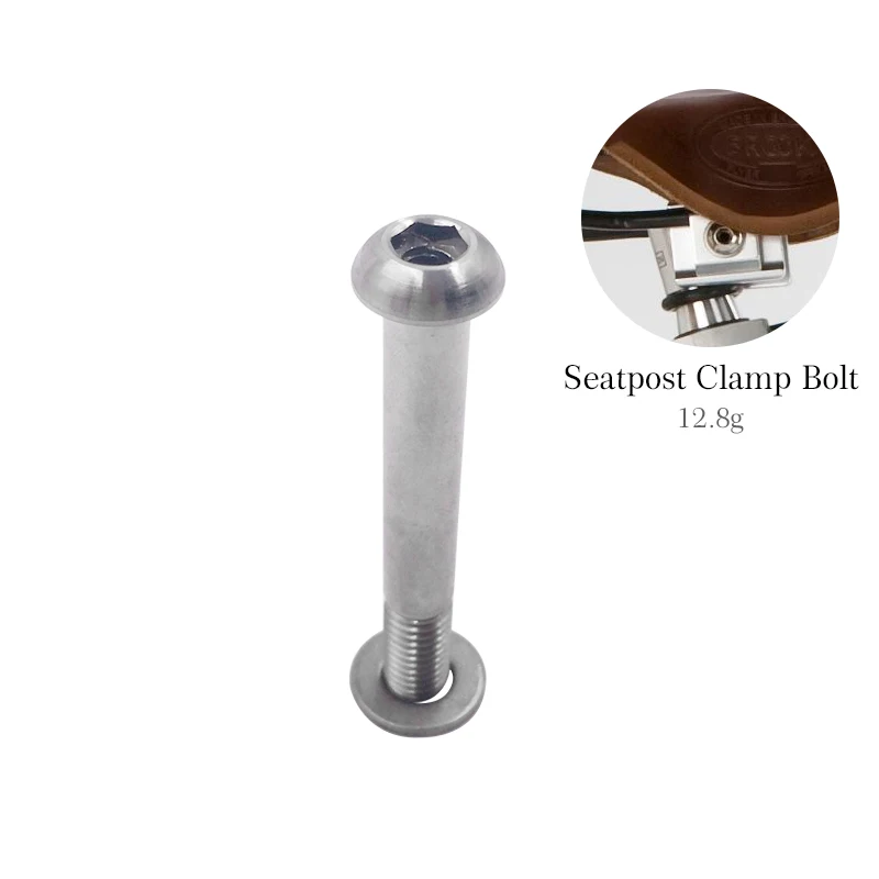 

Bike Bicycle Titanium Bolts Screws Set For Brompton Titanium Folding Bike Brake Handlebar Fixing Seatpost Clamp Headset Bolt