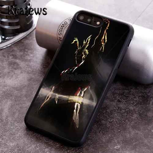 Чехол для телефона krajedies My Hero Academy All Might для iPhone X XR XS 11 Pro MAX 5 6 6S 7 8 Plus samsung Galaxy S7edge S8 S9 S10 - Цвет: 008