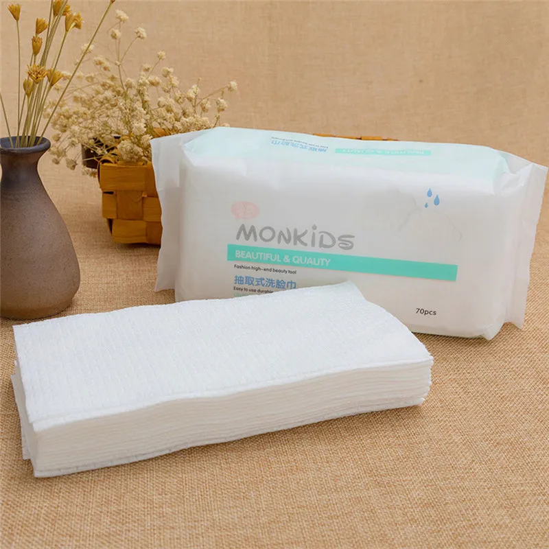 

Мягкий хлопок Pad 70 шт Выдвижной лица высота качество горячая Распродажа средство для снятия макияжа с Очищающий крем с экстрактом зеленого ...