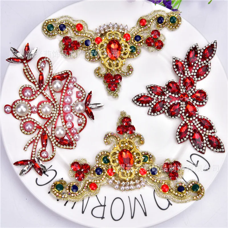 5 шт. пластмассовые наклейки на Стразы для одежды стеклянных туфель