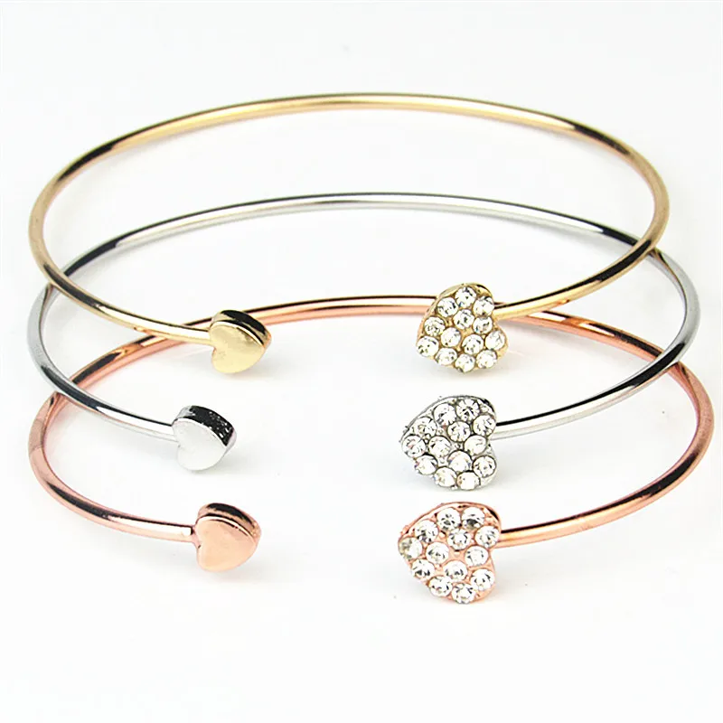 Европа и Америка кристалл любовь браслет Открытие дамы сердце украшения