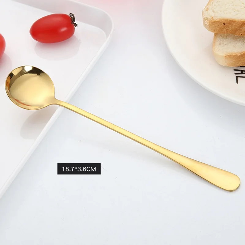 Креативная ложка-мешалка из нержавеющей стали ложка для льда титановая черная