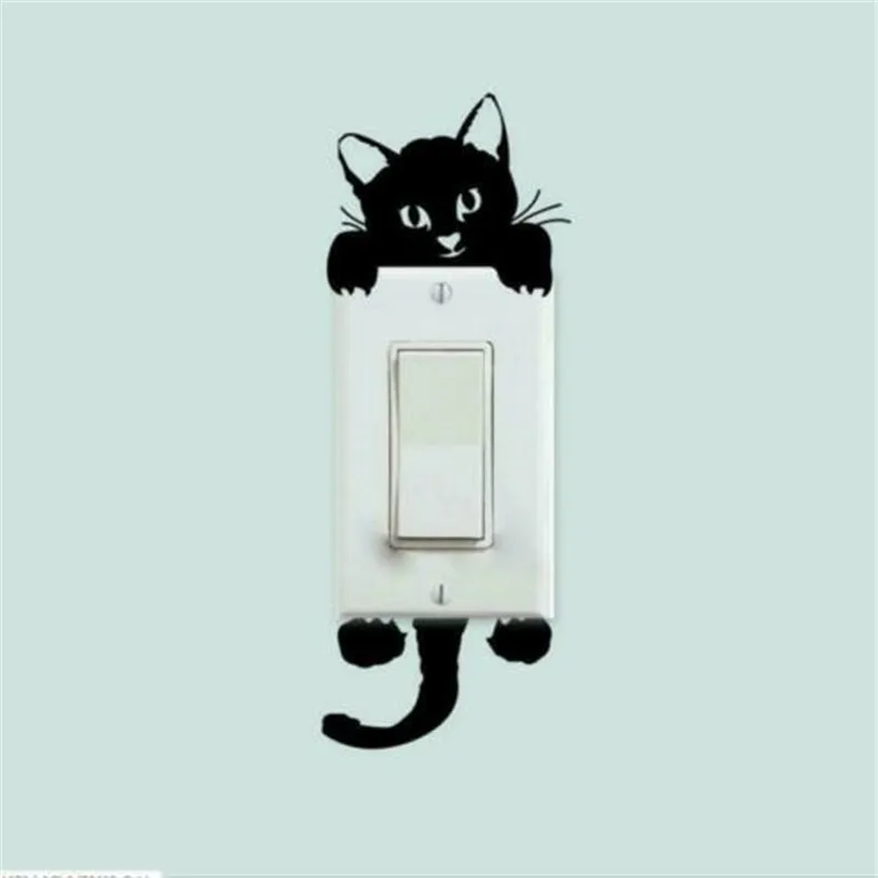

Animal Wall Stickers Light Switch Decor Decals Art Room Decal Wallpaper